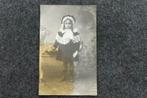 Postkaart meisje, Photo Compagnie Belges Bruxelles rue Neuve, Affranchie, Enfants, Enlèvement ou Envoi, Avant 1920