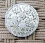 2 Francs - 1944 - France - BAZOR - Aluminium, Postzegels en Munten, Ophalen of Verzenden, Frankrijk, Losse munt