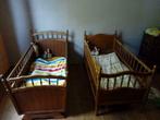 2 lits bébés en bois entièrement remis à neuf + matelas, Matelas, Utilisé, Enlèvement ou Envoi