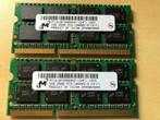 LOT MEMOIRE RAM MICRON 2GB 2Rx8 PC3-10600S-9-10-F1 RAM SODIM