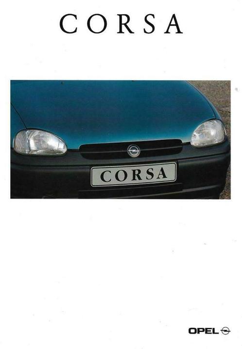 Opel Corsa 1993 folder, Livres, Autos | Brochures & Magazines, Comme neuf, Opel, Envoi