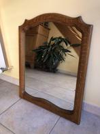 Oud spiegel in eik, 50 tot 100 cm, Minder dan 100 cm, Rechthoekig, Ophalen