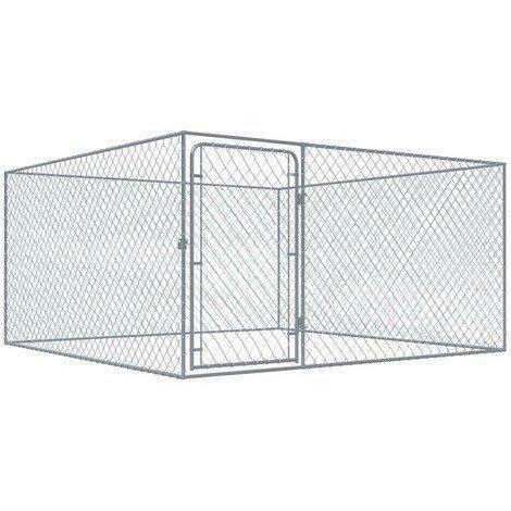 Chenil 2x2m hauteur 1m enclos parc 4m² XXL chenil GEANT, Animaux & Accessoires, Accessoires pour chiens, Neuf, Envoi