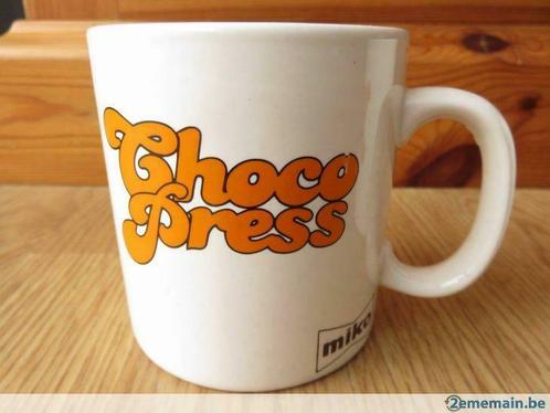 2 superbes mug tasse Choco Press de miko en faïence anglaise, Maison & Meubles, Cuisine | Vaisselle, Utilisé, Tasse(s) et/ou soucoupe(s)