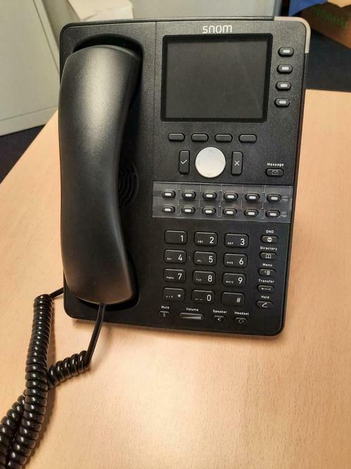 Téléphone VoIP Snom D765, Télécoms, Téléphones fixes | Filaires, Comme neuf, Enlèvement ou Envoi