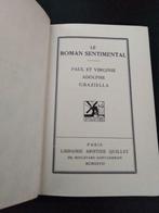 Le roman sentimental, Paul et Virginie, Adolphe, Graziella, Utilisé, Enlèvement ou Envoi