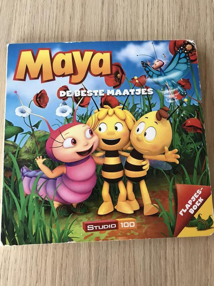 Maya de bij -Kartonboek met flapjes - De beste maatjes, Boeken, Kinderboeken | Jeugd | onder 10 jaar, Ophalen of Verzenden