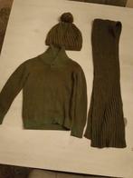 Lot 353 : muts sjaal en trui maat 110 als set., Kinderen en Baby's, Kinderkleding | Maat 116, Ophalen of Verzenden, Zo goed als nieuw