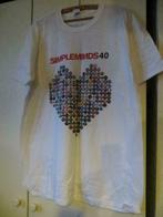 SIMPLE MINDS 40  WHITE HEART TOUR  BRAND NEW T-SHIRT - XL, Taille 56/58 (XL), Envoi, Official Simple Minds, Blanc