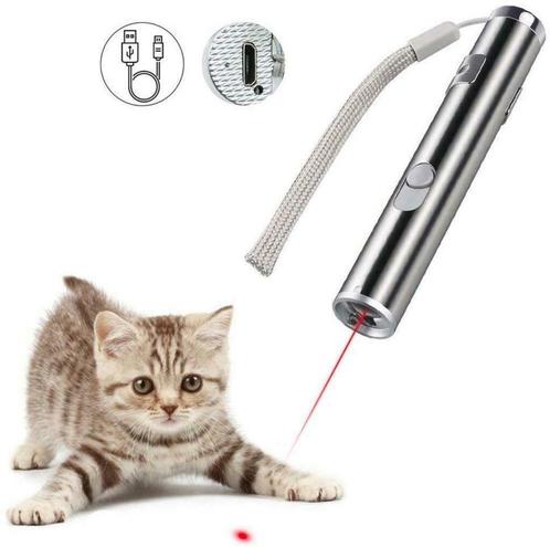 Led-pointer, speeltje voor katten en honden, met USB-kabel, Animaux & Accessoires, Accessoires pour chats, Neuf, Enlèvement ou Envoi