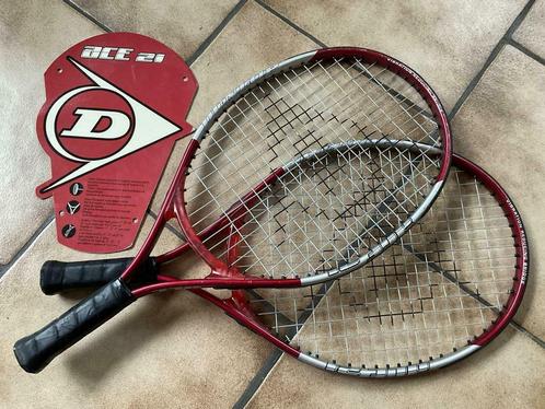 2 raquettes tennis enfants Dunlop Ace 21 en aluminium, Sport en Fitness, Tennis, Zo goed als nieuw, Racket, Dunlop