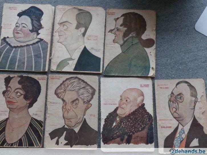 Karikaturen Manuel Tovar ca.1917-1923, Antiek en Kunst, Kunst | Overige Kunst, Ophalen of Verzenden