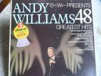 ANDY WILLIAMS 48 DISQUES VYNILS 33 TOURS DOUBLE FACE, Comme neuf, Autres formats, Enlèvement ou Envoi, Disques vynils 33 tours double face