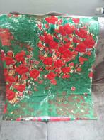 NIEUW - Twee vintage klaprozen / kussenslopen met madeliefje, Antiek en Kunst, Ophalen of Verzenden