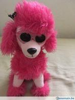 Peluche caniche 22 cm, Ophalen of Verzenden, Gebruikt