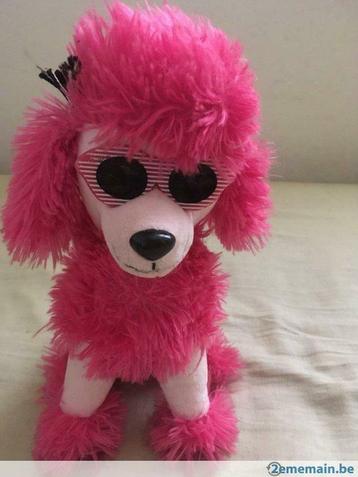 Peluche caniche 22 cm, Enlèvement ou Envoi, Utilisé