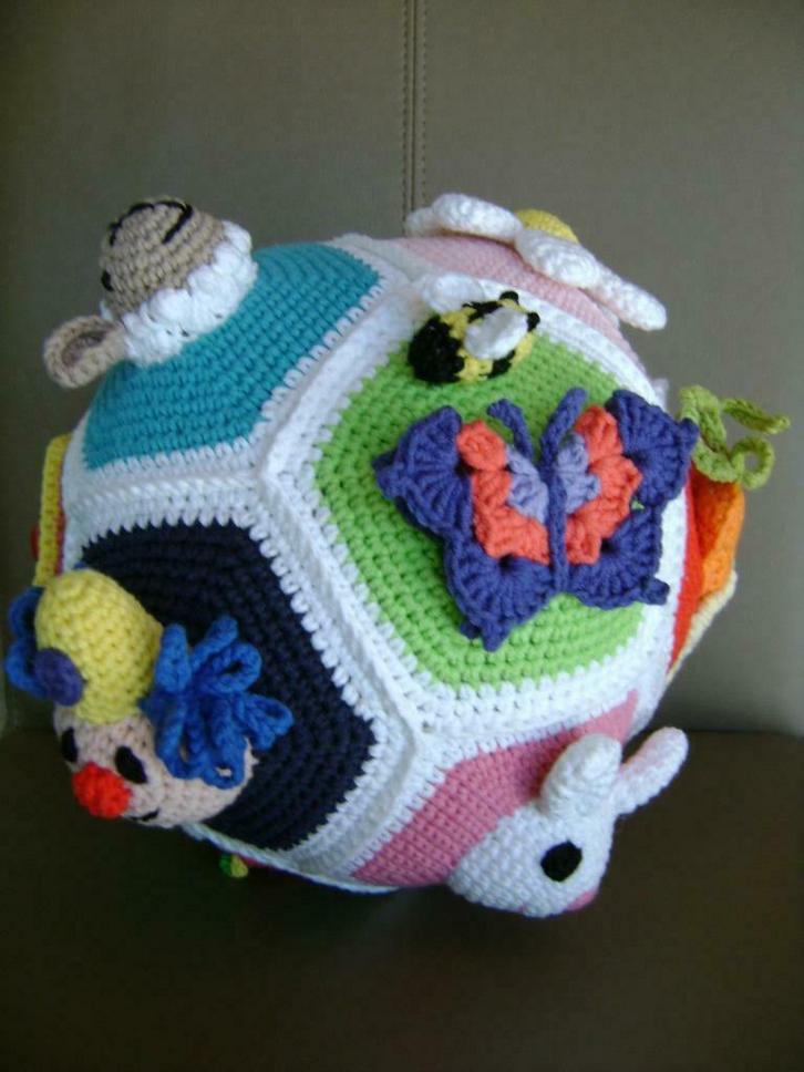 Gehaakte bal, Kinderen en Baby's, Speelgoed | Knuffels en Pluche, Nieuw, Overige typen, Verzenden