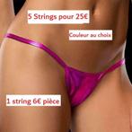 String 6€ ou  Tanga/Shorty 10€ NEUF T unique, Vêtements | Femmes, Bleu, Sans, Autres types, Envoi