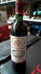 fles wijn 1983 chateau de camensac ref12201699, Rode wijn, Frankrijk, Vol, Gebruikt