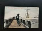 Blankenberge autour de 1900 estacade pecheur, Collections, Cartes postales | Belgique, Enlèvement ou Envoi, Avant 1920, Affranchie