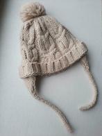 Beige babymuts - Zara - 1-2 jaar - unisex, Enfants & Bébés, Garçon ou Fille, Bonnet, Utilisé, Taille 80