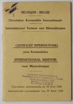 Internationaal rijbewijs uit 1961, Utilisé, Envoi