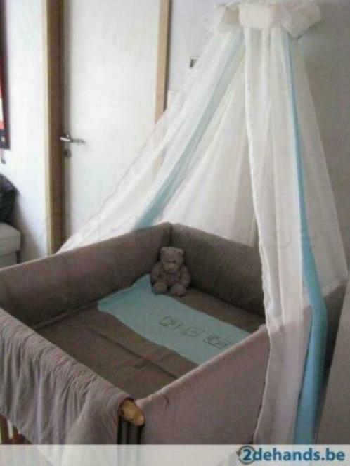 Park met parkbekleding VACO thema muisje, Kinderen en Baby's, Babyparken, Zo goed als nieuw, Vierkant, In hoogte verstelbaar, Wieltjes