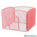 Enclos/Parc 1m² rose cage chien cage chiot enclos chien