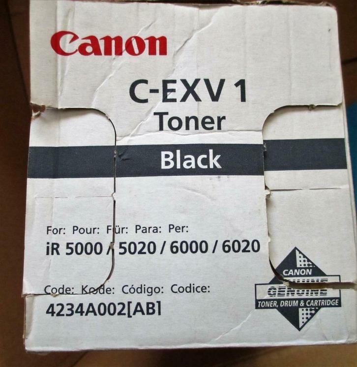 toner canon c-exv1 zwart black 4234A002 genuine nieuw open d, Computers en Software, Printerbenodigdheden, Nieuw, Toner, Ophalen of Verzenden