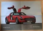 Affiche Mercedes-Benz SLS AMG et Roadster, Collections, Enlèvement ou Envoi
