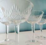 Coupes à champagne en cristal, verres à champagne, Antiquités & Art, Enlèvement ou Envoi