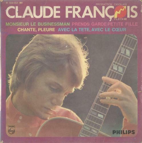 Claude François – Monsieur le businessman / Chante pleure +, CD & DVD, Vinyles Singles, Utilisé, EP, Pop, 7 pouces, Enlèvement ou Envoi