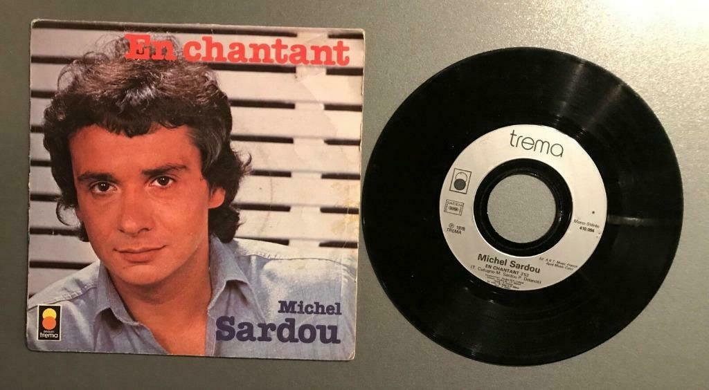 Vinyle de Michel Sardou -, Ophalen of Verzenden, Gebruikt, Overige genres, Single