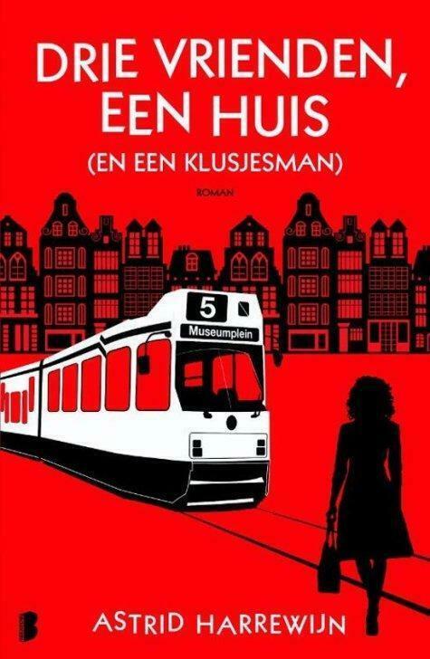 Boek: Astrid Harrewijn -Drie vrienden,een huis en klusjesman, Boeken, Romans, Nieuw