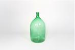 oude cilindrische groene fles, Antiek en Kunst, Ophalen