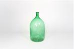 oude cilindrische groene fles