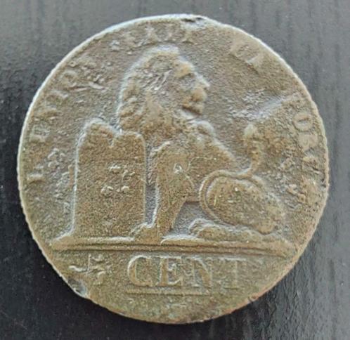 Belgium 1833 - 5 Centiem Koper - Leopold I - Morin 68 - Fr, Postzegels en Munten, Munten | België, Losse munt, Verzenden