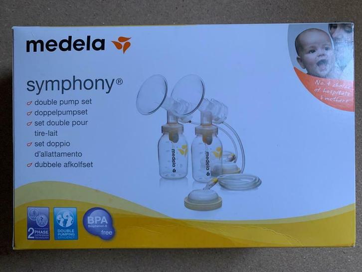 Medela - Tire-lait Symphony Set - PAS UNE POMPE, Kinderen en Baby's, Babyvoeding en Toebehoren, Zo goed als nieuw, Borstkolf, Ophalen