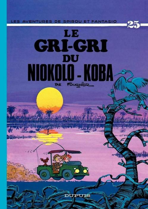 Le gri-gri du Niokolo-Koba Spirou et Fantasio de Fournier, Boeken, Stripverhalen, Gelezen, Eén stripboek, Ophalen of Verzenden