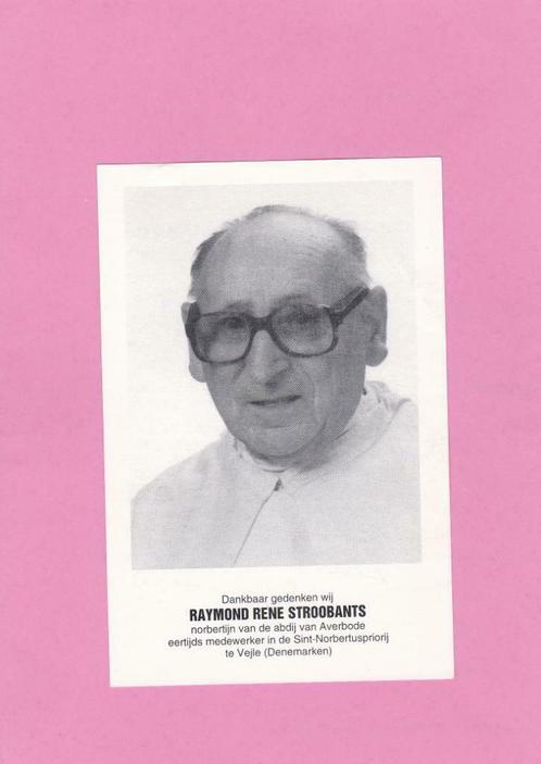 DP Norbertijn Raymond Stroobants, Verzamelen, Bidprentjes en Rouwkaarten, Bidprentje, Verzenden