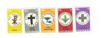 Suriname 1968 Paaszegels postfris, Postzegels en Munten, Postzegels | Suriname, Verzenden, Postfris