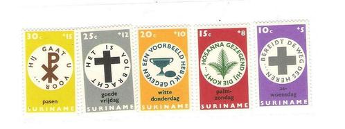 Suriname 1968 Paaszegels postfris, Postzegels en Munten, Postzegels | Suriname, Postfris, Verzenden