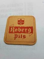 oude bierkaartje: Roberg Pils   Central's Lager, Verzamelen, Ophalen of Verzenden
