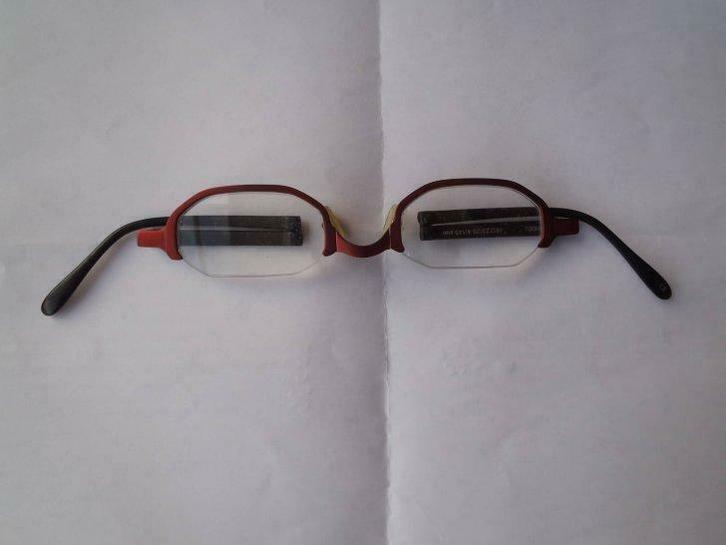 bril plooibaar, Handtassen en Accessoires, Zonnebrillen en Brillen | Dames, Gebruikt, Bril, Ophalen of Verzenden