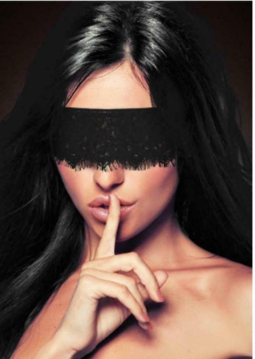 Kanten blinddoek / masker blinddoek in kant nieuw, Kleding | Dames, Ondergoed en Lingerie, Zwart, Verzenden