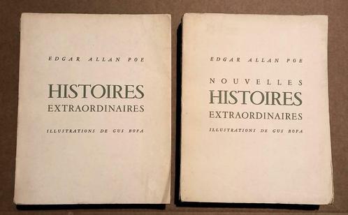 Edgar Allan Poe - (Nouvelles) Histoires Extraordinaires 2V, Antiquités & Art, Antiquités | Livres & Manuscrits, Enlèvement ou Envoi