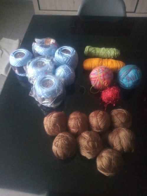 Divers lots de coton a crocheter, Hobby & Loisirs créatifs, Tricot & Crochet, Crochet, Enlèvement ou Envoi