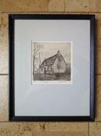Pentekening "Hoevetje", Ophalen of Verzenden