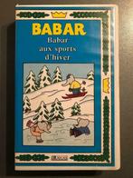 VHS "Babar : Babar aux sports d'hiver" -, CD & DVD, Tous les âges, Enlèvement ou Envoi, Dessins animés et Film d'animation, Dessin animé
