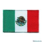 Ecusson drapeau Mexique - 71 x 42 mm, Enlèvement ou Envoi, Neuf